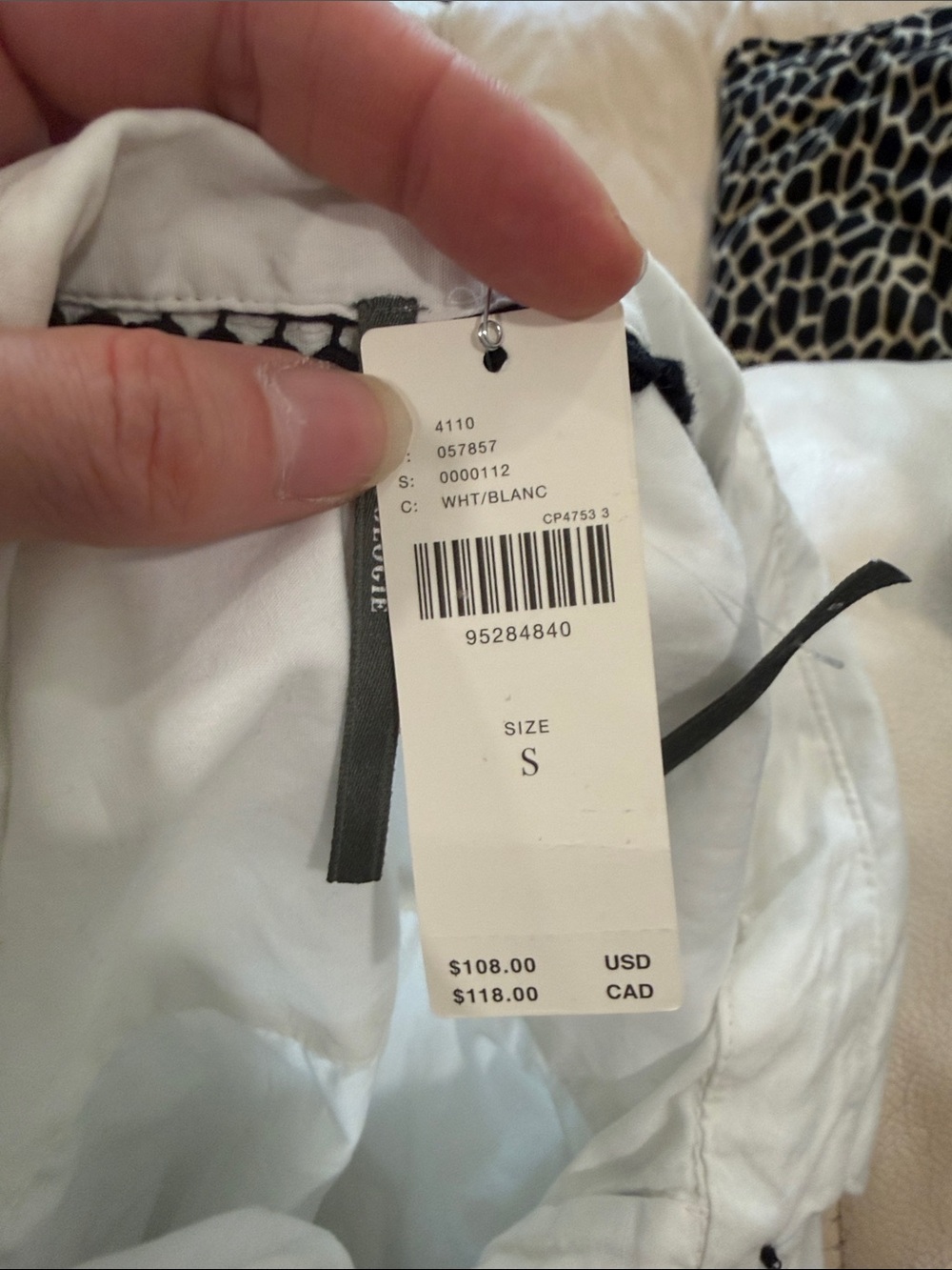 Anthropologie Ruffle Button Front Top - Picture 6 of 9
